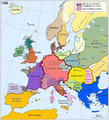 L Europe En 1180 Cartografia Historia Antiga Mapas Historicos