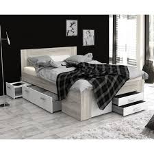 Rated 1 de 5 de yaya74 par catastrophe! Lit Adulte 140x190 Avec Sommier Et Rangement Achat Vente Pas Cher
