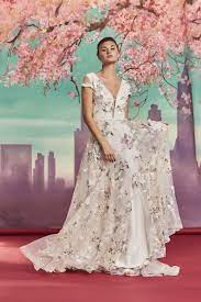 Amelia By Savin London Amsale Bridesmaid Dresses Wedding Dresses Floral Wedding Dress
