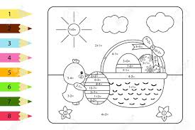 This worksheet requires students to use a smartphone or tablet with a qr code scanner.) Educational Coloring Page For Preschool Kids Paint Color By Royalty Free Cliparts Vectors And Stock Illustration Image 124315123