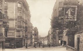 Rue Du Mont Cenis Traversee Par La Rue Lamarck Montmartre Rue De Paris Paris Vieux Paris