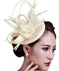 Sinamay Fascinator Hat Feather Party Pillbox Hat Flower D Https Www Amazon Com Dp B018ldde64 Ref Cm Sw R Pi Dp X B Fascinator Hats Wedding Hats Fascinator