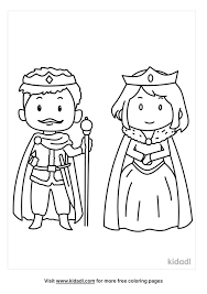 Black king and queen coloring pages. King And Queen Coloring Pages Free Fairytales Stories Coloring Pages Kidadl