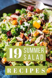 19 Healthy Summer Salad Recipes Summer Salad Recipes Summer Salads Summer Vegetarian Recipes