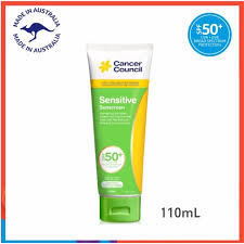 Cancer council recommends reapplying every 2 hours. à¸ª à¸‡à¸Ÿà¸£ Cancer Council Australia Sensitive Sunscreen Spf50 Pa Uva Uvb 110ml Shopee Thailand