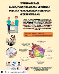 Bagi meneruskan amalan ini,jabatan perkhidmatan veterinar negeri sembilan telah melancarkan 'kempen pemvaksinan percuma bagi penyakit brucellosis& fmd' peringkat negeri sembilan.sila rujuk notis untuk maklumat lanjut.jom waghih!!! Jabatan Perkhidmatan Veterinar Repost Dvsnegerisembilan Get Repost Notis Hebahan Waktu Operasi Klinik Pusat Rawatan Veterinar Jabatan Perkhidmatan Veterinar Negeri Sembilan Dvsmalaysia Dvsawesome Dvskitapunya Facebook