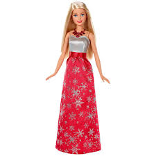 9 99 Sale 12 99 Regular Holiday Barbie Doll In Snowflake Dress Holiday Barbie Dolls Holiday Barbie Snowflake Dress