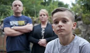 Flu jab left boy scared to smile