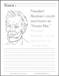 You could also print the picture using the print button above the image. Honest Abe Coloring Page For Kids Student Handouts