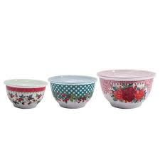 The Pioneer Woman Cheerful Rose Melamine Bowl Set 6 Piece With Lids Walmart Com 6piece Bowl Cheerful Lids Melamine Pioneer Melamine Bowls Bowl Set Bowl
