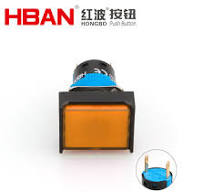 Hban 16mm Plastic Shell Rectangular Signal Light with High Brightness LED  24V
