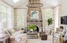 In this room i put a potted tree behind one of the french doors on. French Doors Flanking Fireplace Design Ideas