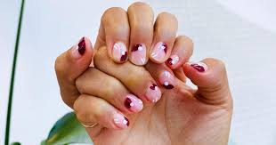 1.16 valentine's color block nails. Valentines Day Nail Art Ideas For A Date Ready Manicure