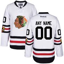 Team colours red + white + black. Chicago Blackhawks Trikot Jersey On Sale
