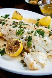Easy Lemon Butter Baked Fish Simply Delicious Recipe Baked Fish Recipes Seafood Recipes