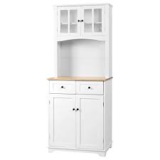 At onekingslane.com you'll find plenty of media consoles, sideboards, and cabinets to choose from Buy Mupater Kitchen Pantry Cabinet Buffet Hutch With Drawers And Microwave Space Kitchen Storage Sideboard With Framed Glass Doors And Shelves White Online In Indonesia B08z45dnjc