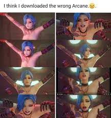 I think I downloaded the wrong arcane 🤔 : r/LeagueOfMemes