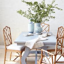 Potter Modern Classic Grey Farmhouse Adjustable Dining Table In 2020 Bamboo Dining Chairs Grey Dining Tables Diy Dining Table