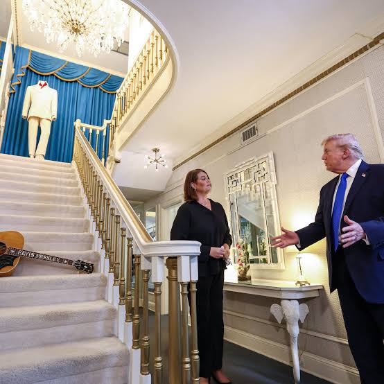 Trump Graceland visit blends Elvis Presley legacy and politics