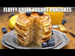 Aug 19, 2016 · all you need is a basic pancake batter recipe or even pancake mix if you prefer. How To Make Fluffy Greek Yogurt Pancakes Video Bakey