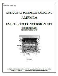 Antique Automobile Radio Modern Stereo For Vintage Cars