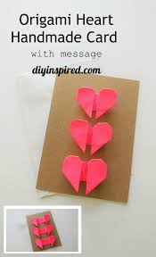 See the step by step tutorial for making an origami dog face. Origami Hearts Handmade Card Diy Inspired