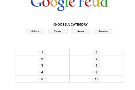 The winner is the one which gets best visibility on google. Google Feud Turns Google Autocomplete Into A Soul Crushing Game Vox