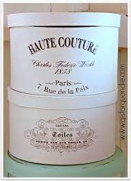 Create Your Own Faux French Hatbox Hat Boxes French Country Rug Vintage Hat Boxes