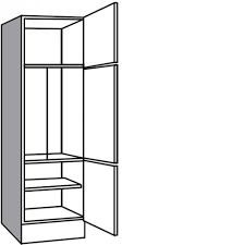 Kuhlschrank schrank surround idee innenarchitektur kuche. Hochschrank Fur Integrierten Kuhlschrank Mit 87 2 Cm Nischenhohe
