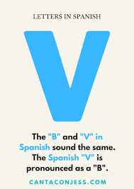 V In Spanish Pronunciation Tips Spanish Alphabet Spanish Alphabet Songs