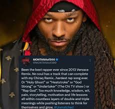 MONTANA OF 300 SAYS THAT HE'S BEEN THE BEST RAPPER SINCE 2013 & NOBODY HAS  A TRACK THAT CAN COMPETE WITH HIS👀