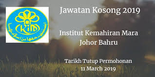 Institut pengurusan malaysia johor bahru. Jawatan Kosong Institut Kemahiran Mara Johor Bahru 11 March 2019 Johor Johor Bahru Mara