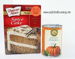 Two Ingredient Pumpkin Spice Cake Recipe Pumpkin Spice Cake Spice Cake Recipes Pumpkin Spice Cake Recipe