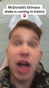 Mcdonalds Grimace Shake is coming to Ireland…#grimaceshake #mcdonalds  #ireland #uk #fyp #limitededition