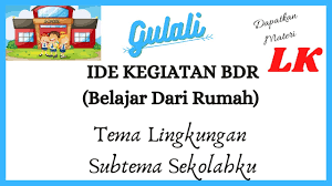 Rencana pelaksanaan pembelajaran mingguan (rppm). Ide Kegiatan Bdr Tema Lingkungan Subtema Sekolahku Youtube