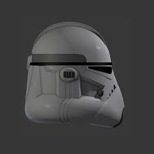 Clone Trooper Assassin Cosplay Helmet 3d Print Model Cosplay Helmet Clone Trooper Helmet Clone Trooper