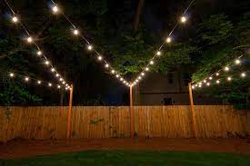 4 X 4 Post To Support String Lights Nashville By Light Up Nashville Houzz
