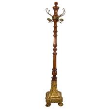 Antique Victorian Wooden Coat Rack With Eight Hooks And Paw Feet Wooden Coat Rack Coat Rack Antique Coat Rack