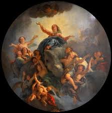 Croyance chrétienne, proclamée dogme de la religion catholique depuis le 1 er novembre 1950, suivant laquelle la vierge marie a été enlevée corps et âme au ciel; L Assomption De La Vierge Ch De La Fosse Catholic Art Old Paintings Blessed Virgin Mary