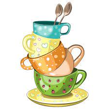 Tasses Tubes Cups Tazza Taza Copo Tea Cup Drawing Tea Art Tea Cups