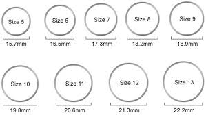 40 Factual Measure Ring Size Online Chart