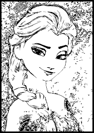 All coloring sheets for kids are not be charged, so you can feel free to download or print directly. Elsa Frozen Coloring Page Wecoloringpage Com