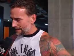 CM Punk prepares for a match against Jericho