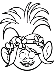 I really enjoyed colouring in poppy and. Trolls Coloring Pages Poppy Awetemplats