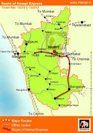 Bellary To Bangalore Route Map Hampi Express Schedule
