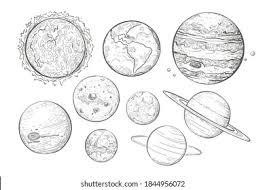 All of us live on the earth — one of the planets in the solar system. Solar System Planets Isolated Vector Sketch Stock Vector Royalty Free 1844956072