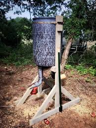 Diy Gravity Deer Feeder Gravity Deer Feeders Deer Feeders Deer Feeder Diy