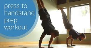 Yoga Press To Handstand Prep Warmup Dylan Werner Yoga Patrick Beach Easy Yoga Poses Yoga Articles Workout