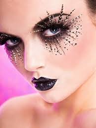 Halloween Feder Augenschminke Schminktipps Schminken Fantasy Make Up