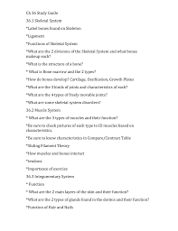 Ch 36 Study Guide